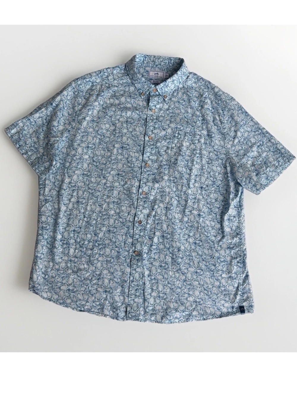 Southern Tide Men’s Oysterfest printed short-sleeve shirt Size XL